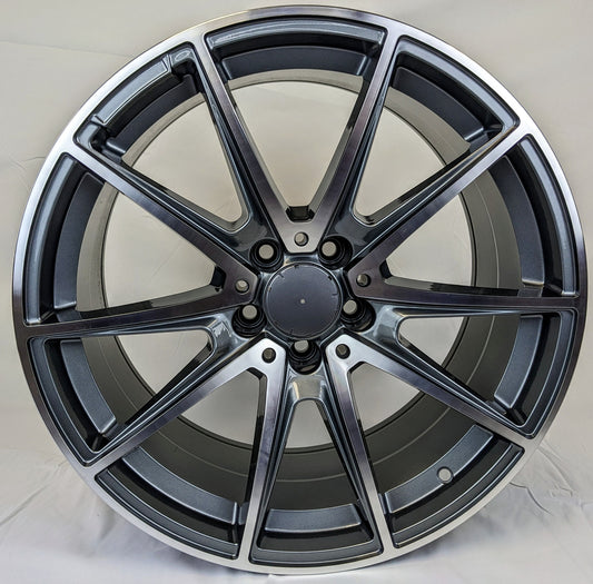 19" x 8.5" and 19" x 9.5" Gray Machined Rims