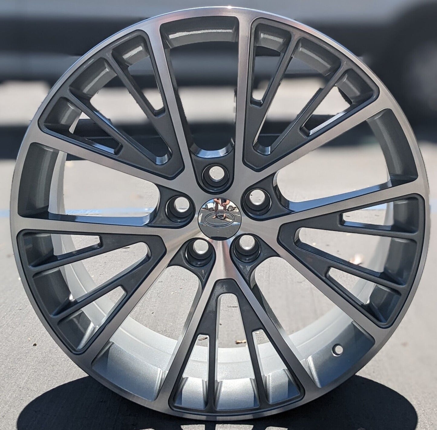 20" x 9" Gray Machined Wheels